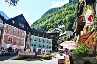 Traditional Austrian Village Life in Hallstatt