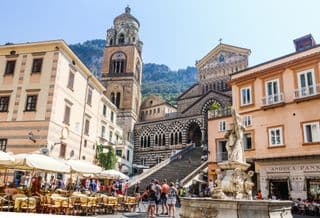 Amalfi Cathedral Square in Summer