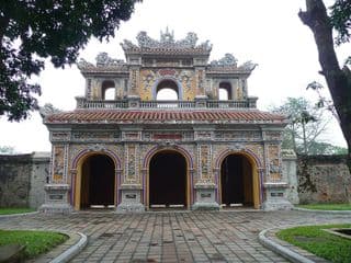 Decorated Citadel Gateway in Hue, Vietnam
