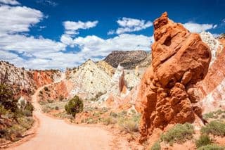 Canyon of Colorful Rock Formations