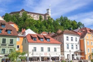 Ljubljana Castle Dominating the Cityscape