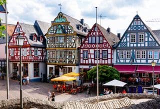 Half-timbered Houses in Idstein, Germany