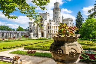 Hluboká Castle in Summer Splendor