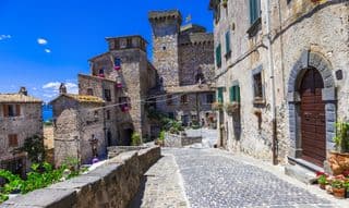 Medieval Bolsena Village Panorama