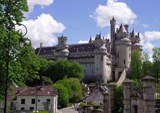Pierrefonds Castle in the French Countryside