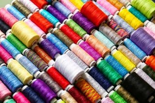 Rainbow of Sewing Threads