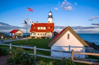 Portland Head Lighthouse by the Sea