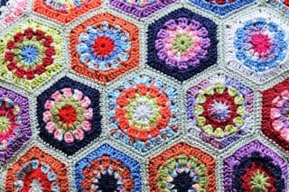 Colorful Crocheted Blanket