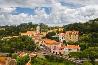 Historic Sintra Townscape in Portugal