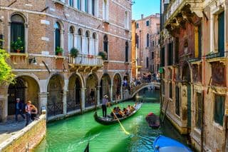 Gondola Ride Through Venetian Canals