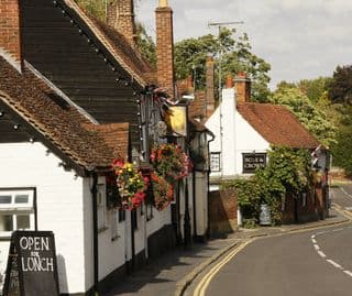 Quaint English Village Along Watling Street
