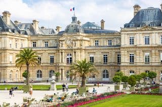 Luxembourg Palace Gardens in Paris