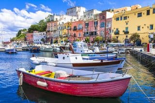 Procida Harbour, Italy