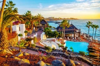 Sunset Bliss at Adeje Coast, Tenerife Island