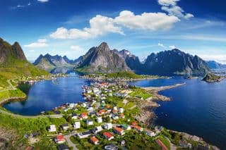 Reine Village in the Norwegian Fjords