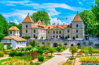 Château de Prangins: A Jewel of Swiss Heritage amidst Floral Splendor
