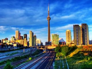 Toronto's Evening Glow