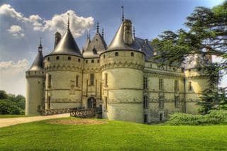 Medieval Castle amidst the Forest in Spring