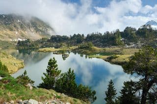 Haute Pyrenees Lake Reflection
