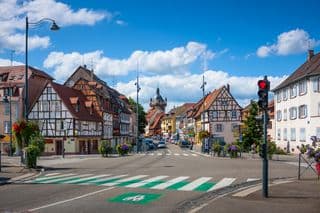Traditional Half-Timbered Houses in Selestat, France