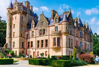 Elegant Belfast Castle amidst Lush Gardens
