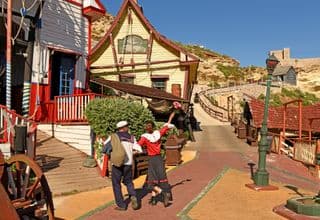Exploring Popeye Village in Malta