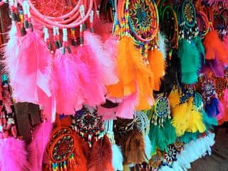 Rainbow Feathers Dream Catchers