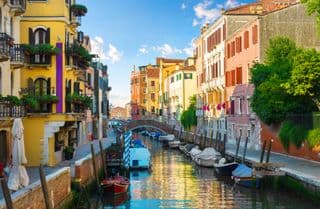Canal Scene in Old Venice