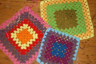 Handmade Crochet Granny Squares