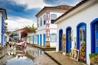 Historic Street in Paraty, Brazil
