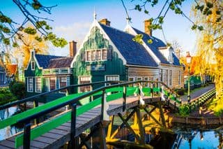 Traditional Dutch Houses at Zaanse Schans