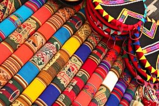 Vibrant Striped Textiles of Peru