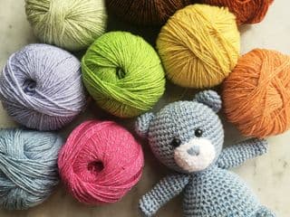 Handcrafted Crochet Teddy Bear