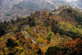 The Great Wall amidst Autumn's Full Glory