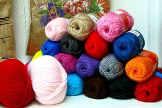 Vibrant Ball of Wool
