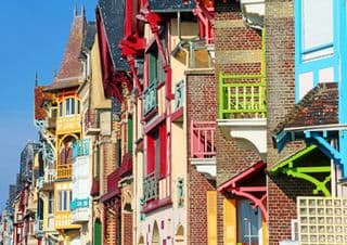 Colorful Houses of Mers-Les-Bains