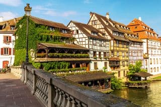Half-Timbered Houses in Little France, Strasbourg