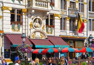 Brussels Grand Place Cafe Life