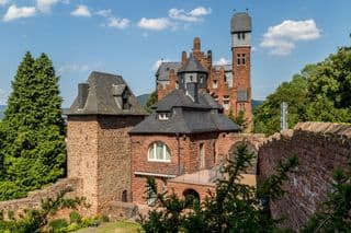 Medieval Castle Ruins in Miltenberg, Bavaria, Germany