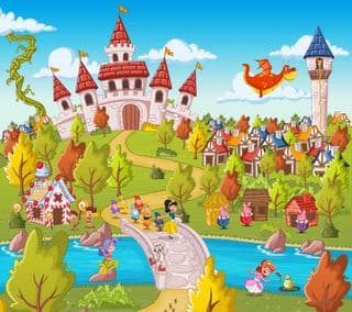 Enchanted Fairy Tale Castle