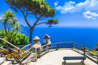 Overlooking the Amalfi Coast from Ravello Village