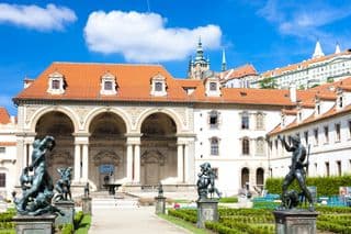 Statues in the Courtyard of Prague Castle