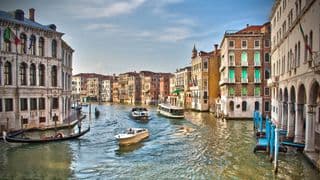 Navigating the Grand Canal in Venice