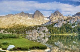 Ediza Lake Reflection in the Ansel Adams Wilderness