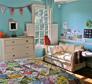 Colorful Quilted Bedroom