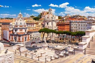 Ancient Roman Architecture in the Heart of Rome