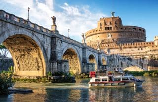 Castel Sant'Angelo by the Tiber River
