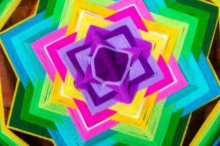 Vibrant Thread Starburst