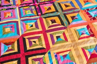Colorful Patchwork Quilt