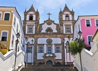 Baroque Church in Salvador de Bahia